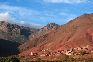 Kasbah in the Atlas  Mountains. Morocco.