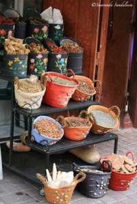 Spices in the Medina of Marrakech.